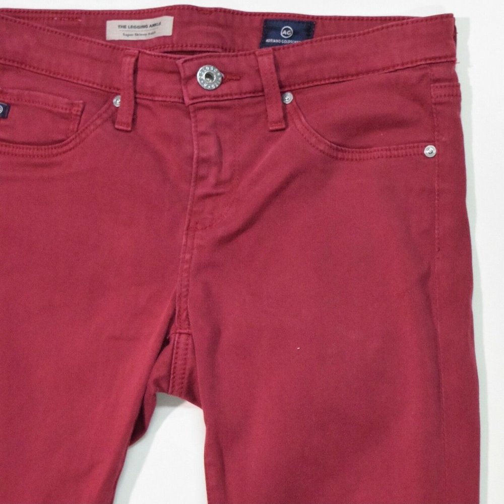 Ag Adriano Goldchmied Rust Red Soft & Stretchy Le… - image 3